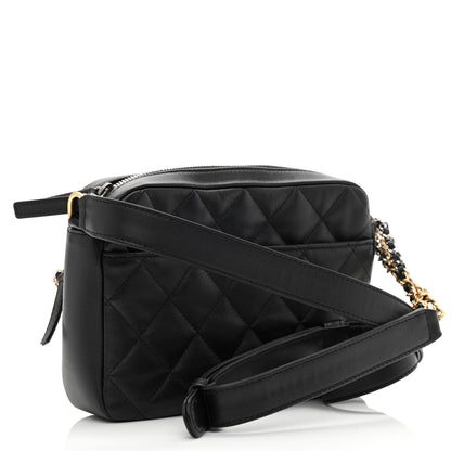 Chanel Calfskin Quilted Small Camera Case Black 3 of 10