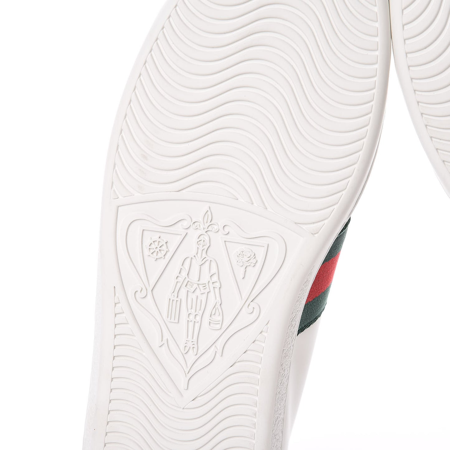 Calfskin Ayers Web Heart Embroidered Ace Sneakers 38.5 White