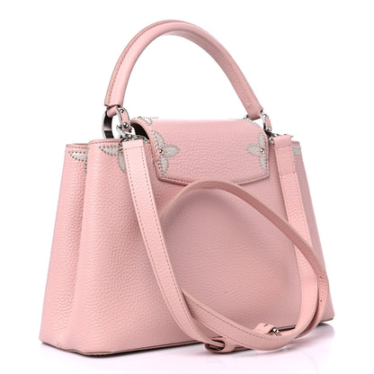 Louis Vuitton Taurillon Flowers Capucines PM Magnolia 3 of 20