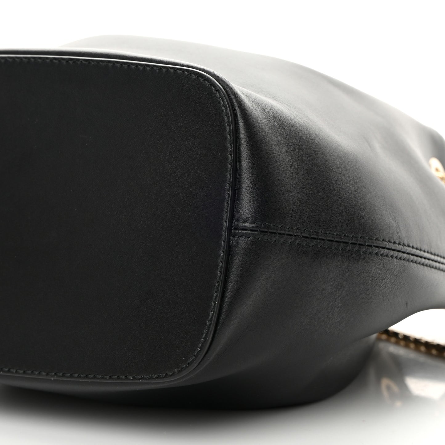 Calfskin Serpenti Forever Bucket Bag Black