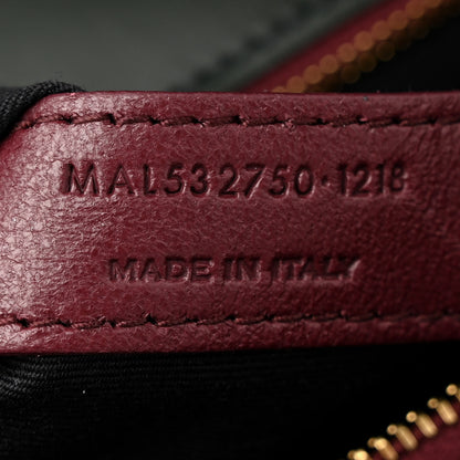 Saint Laurent Smooth Calfskin Monogram Cassandra Clasp Bag Dark Green 7 of 13