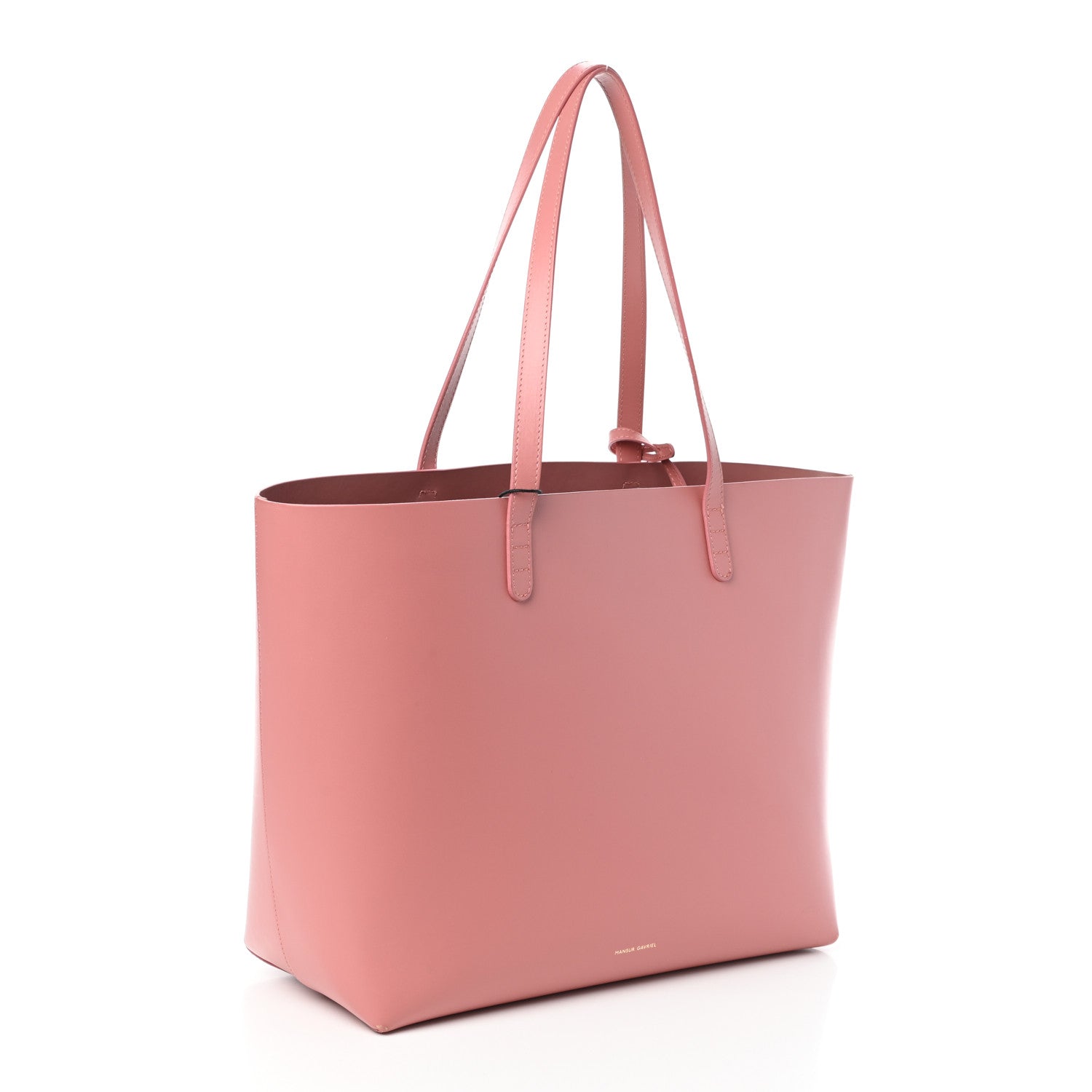 Mansur Gavriel Calfskin Large Shopping Tote Blush 3 of 9