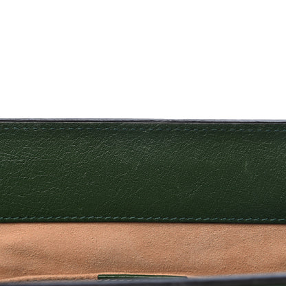 Gucci Suede Calfskin GG Web Small Ophidia Chain Shoulder Bag Brown Red Green 9 of 12
