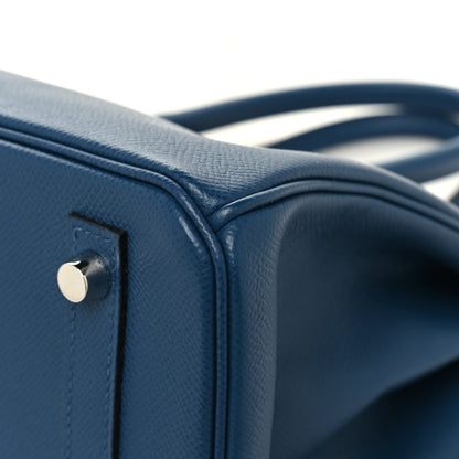 Hermes Epsom Birkin 30 Deep Blue 12 of 13