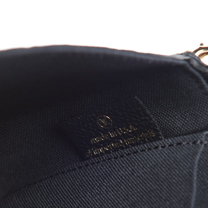 Louis Vuitton Empreinte Pochette Felicie Chain Wallet Black 8 of 13