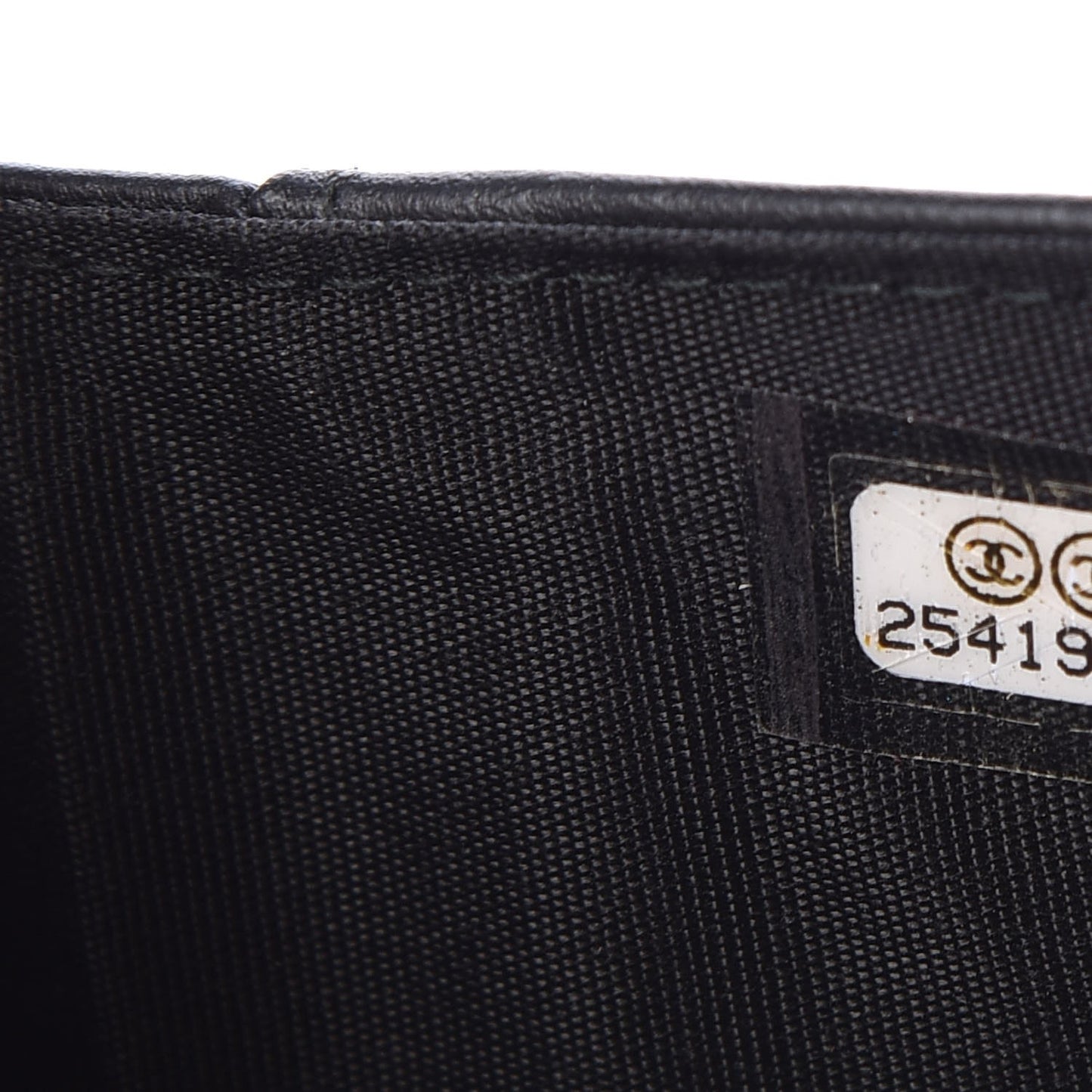 Caviar Quilted Small Boy Flap Wallet Black