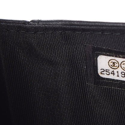 Chanel Caviar Quilted Small Boy Flap Wallet Black 8 of 9