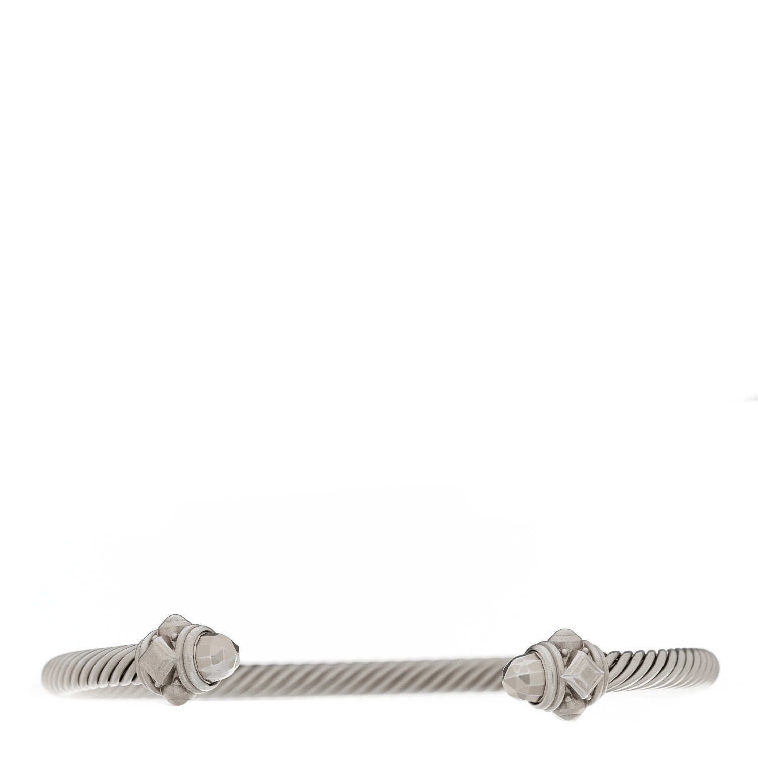 David Yurman Aluminum 5mm Renaissance Bracelet Silver 1 of 6