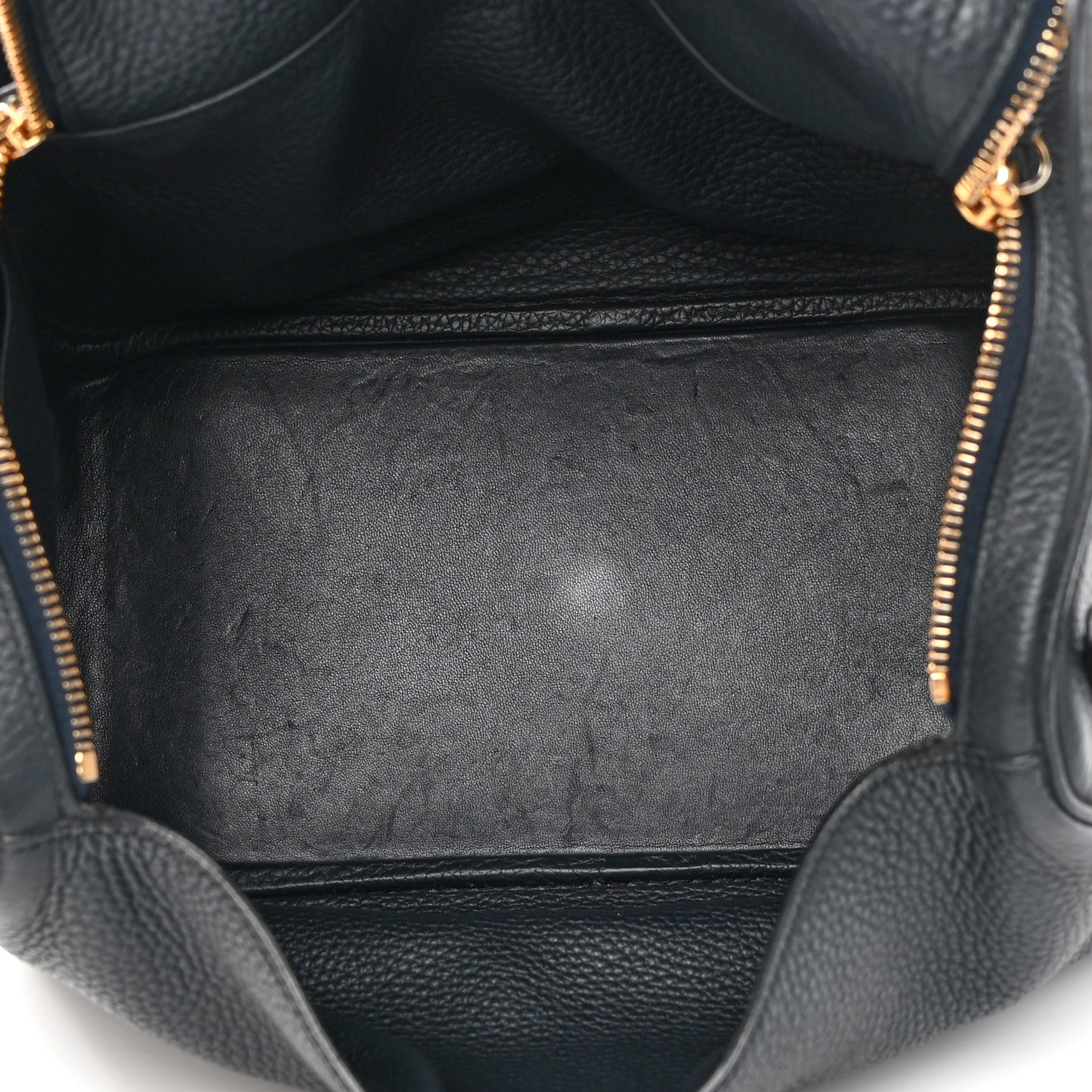 Hermes Taurillon Clemence Lindy 30 Bleu Indigo 5 of 16