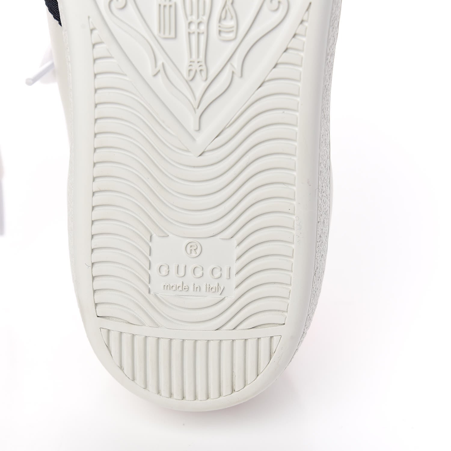Gucci Calfskin Ayers Blind For Love Embroidered Womens Ace Sneakers 36.5 White 8 of 12