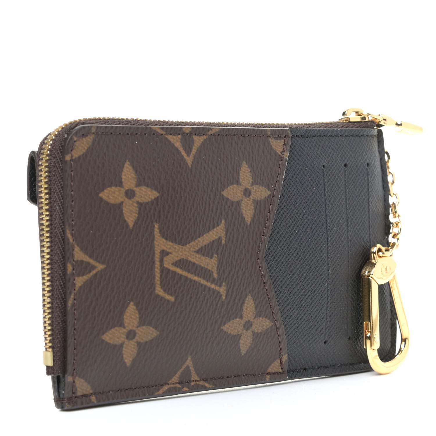 Louis Vuitton Monogram Recto Verso Card Holder Black 2 of 4
