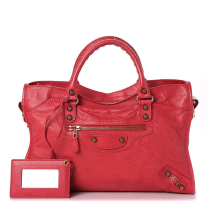 Balenciaga Agneau Giant 12 Gold Hardware City Rose Thulian 1 of 10