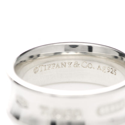 Tiffany Sterling Silver 1837 Band Ring 54 7 4 of 5