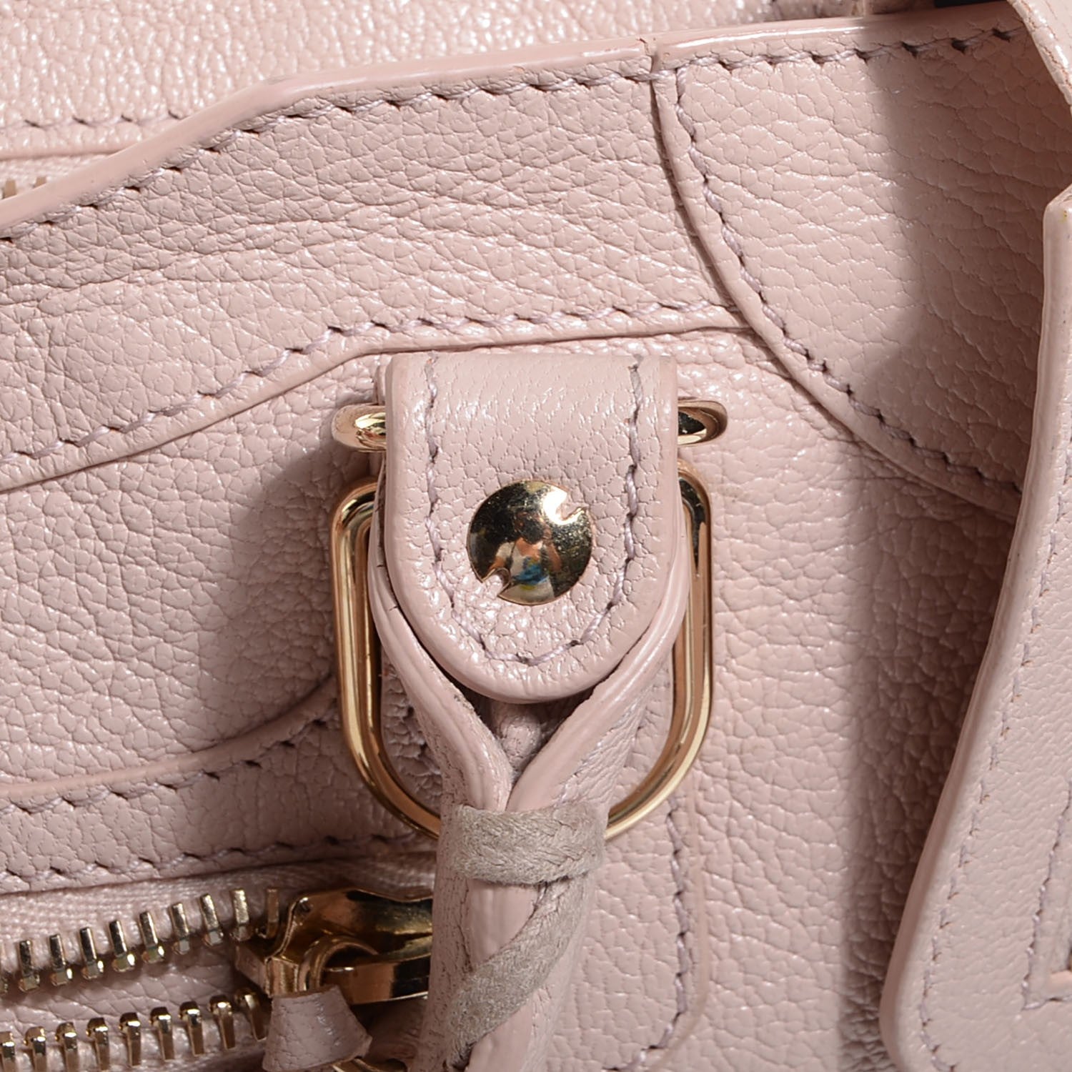 Balenciaga Chevre Gold Metallic Edge Hardware Mini City Rose Aubepine Bois de Rose 12 of 14