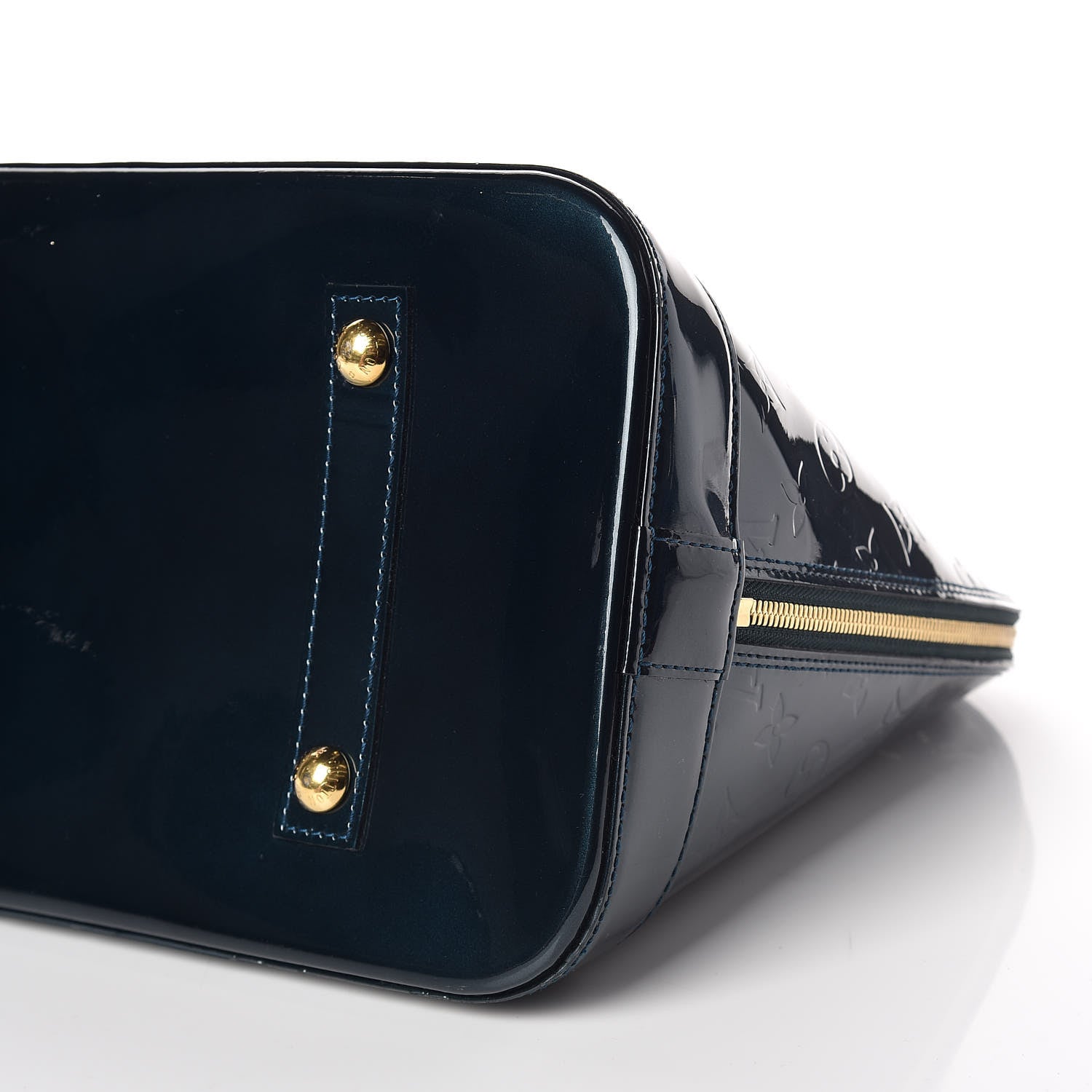 Louis Vuitton Vernis Alma GM Blue Nuit 6 of 9