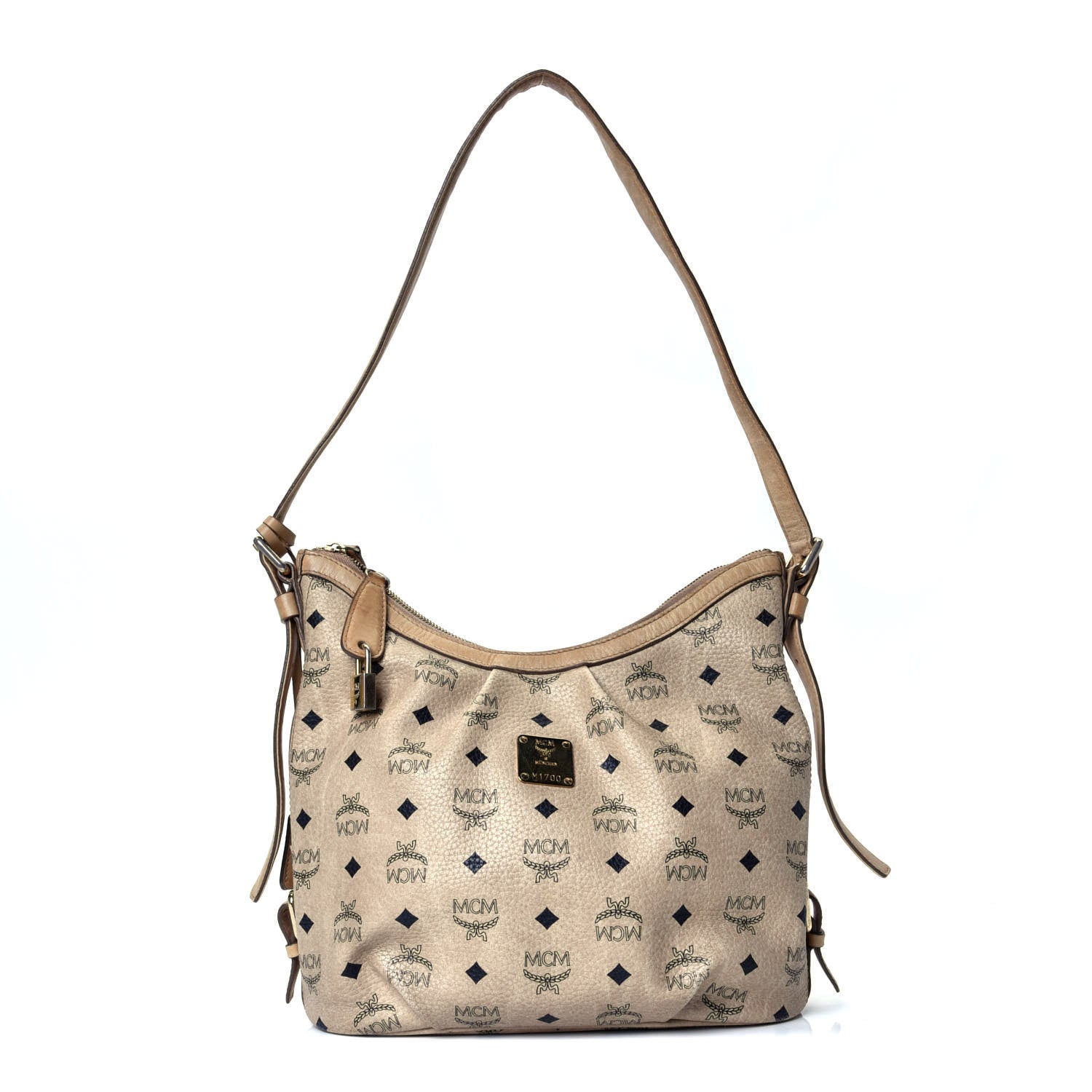 MCM Visetos Hobo Beige 1 of 4
