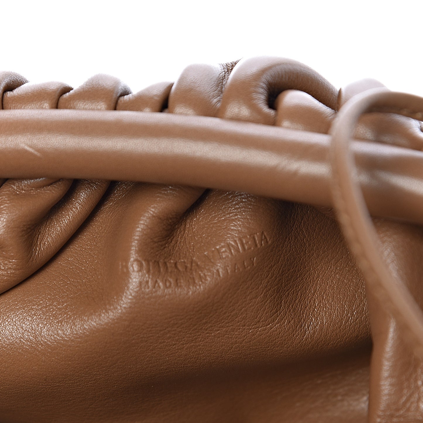 Butter Calfskin The Mini Pouch Cammello