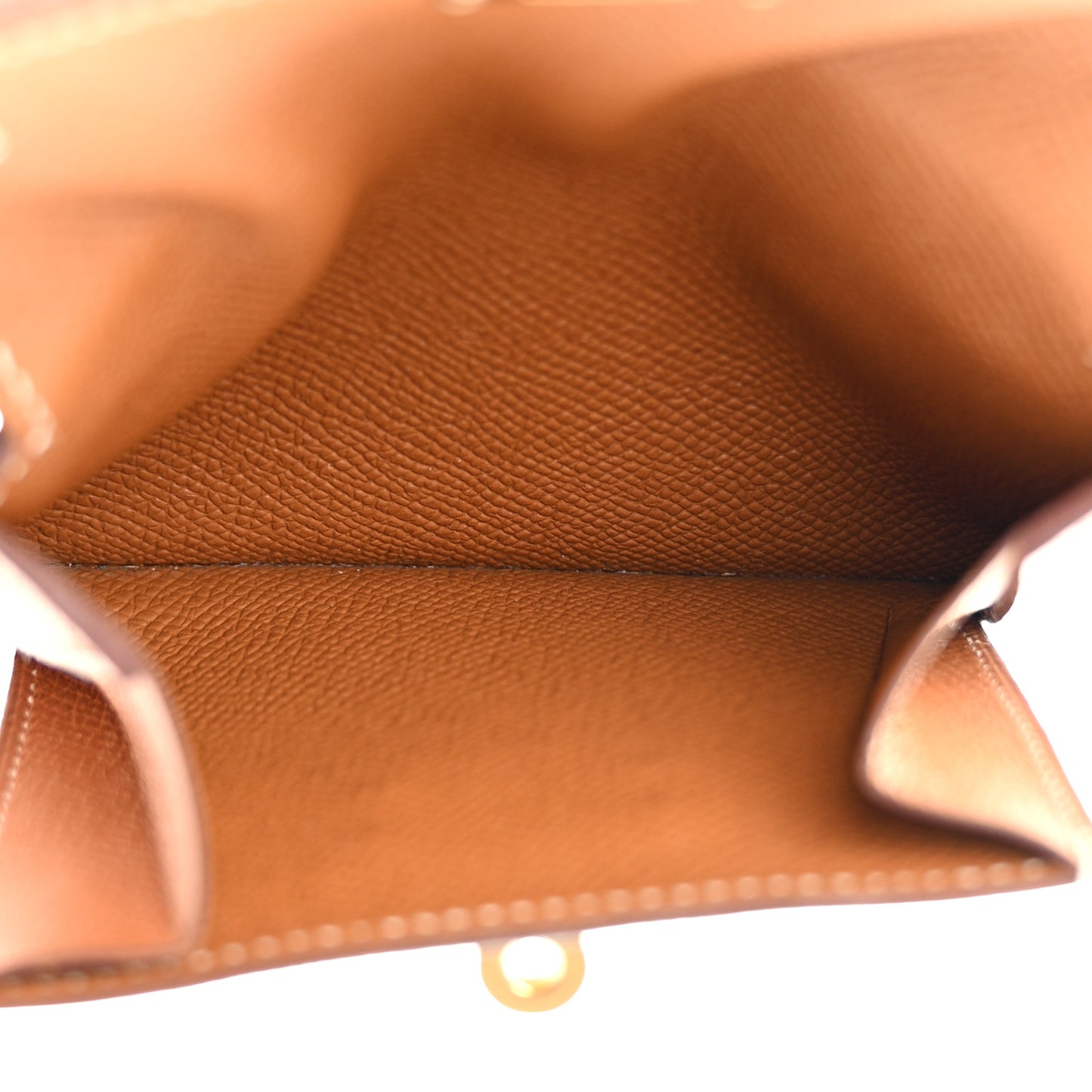 Epsom Kelly Pocket Compact Wallet Gold