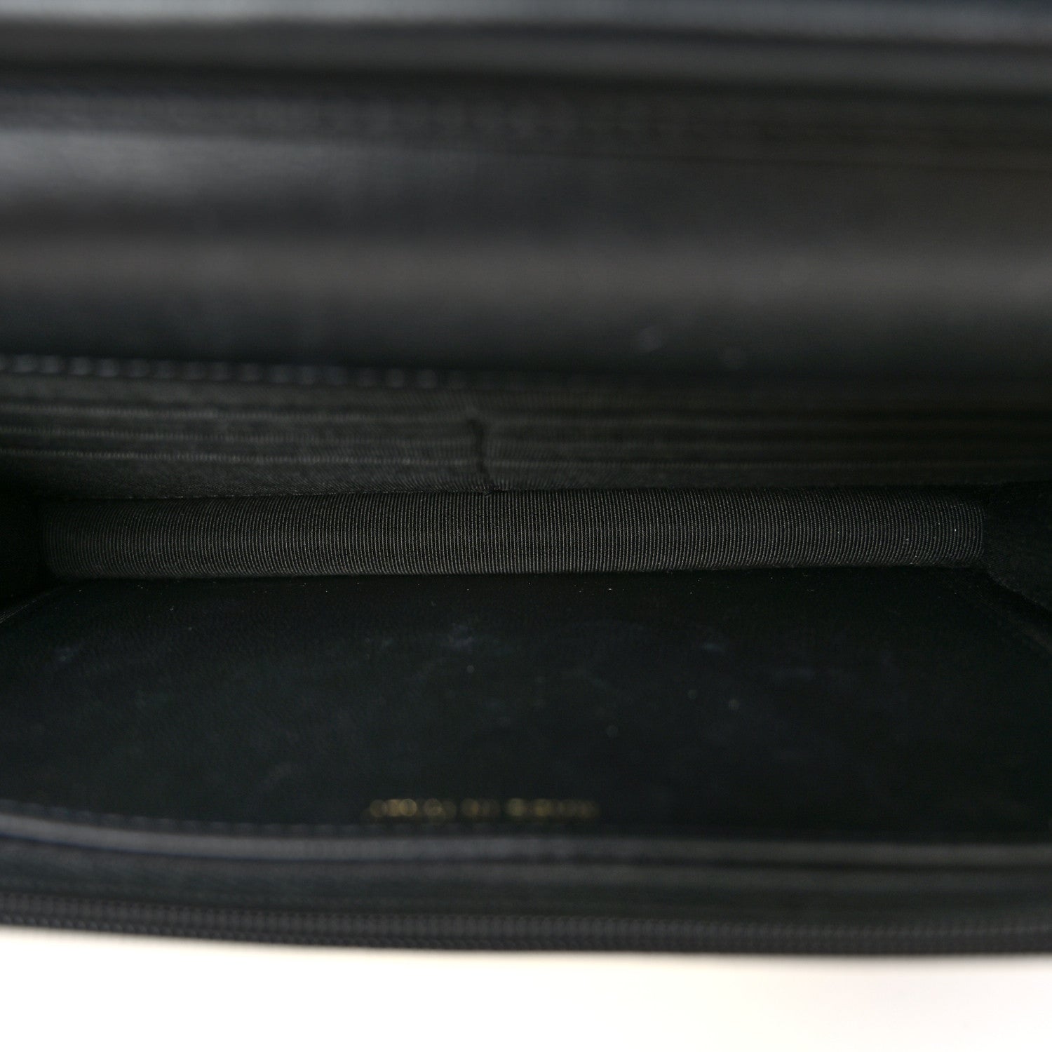 Chanel Lambskin Quilted Wallet On Chain WOC White Black 5 of 13