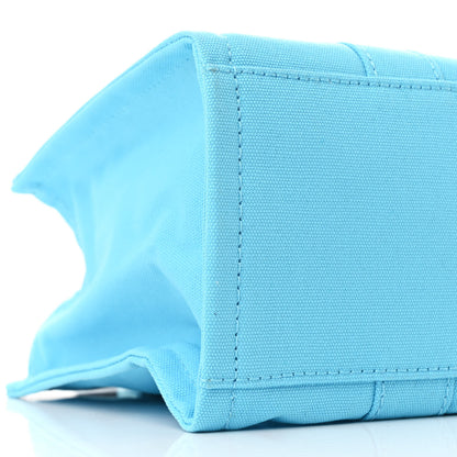 Marc Jacobs Cotton Canvas Medium The Traveler Tote Bag Aqua 10 of 13