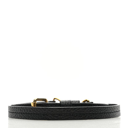 Louis Vuitton Calfskin Adjustable Retiro NM Shoulder Strap Black 2 of 3