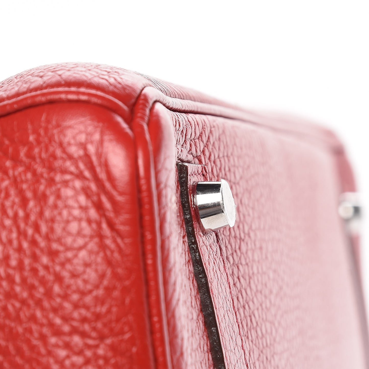 Taurillon Clemence Birkin 35 Rouge Casaque