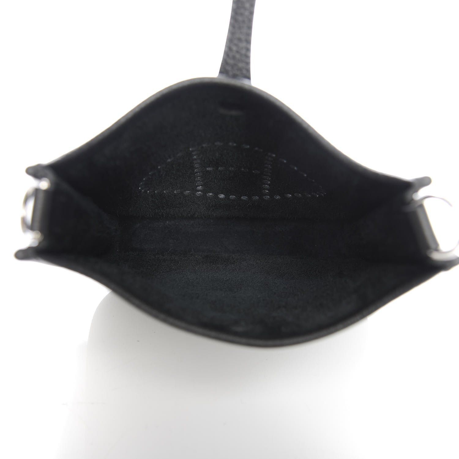 Hermes Taurillon Clemence Evelyne TPM Black 5 of 10