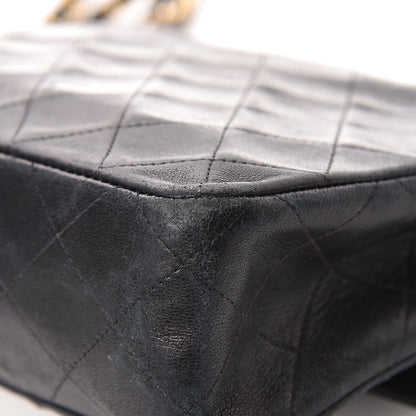 Chanel Lambskin Quilted Mini Square Flap Black 13 of 27