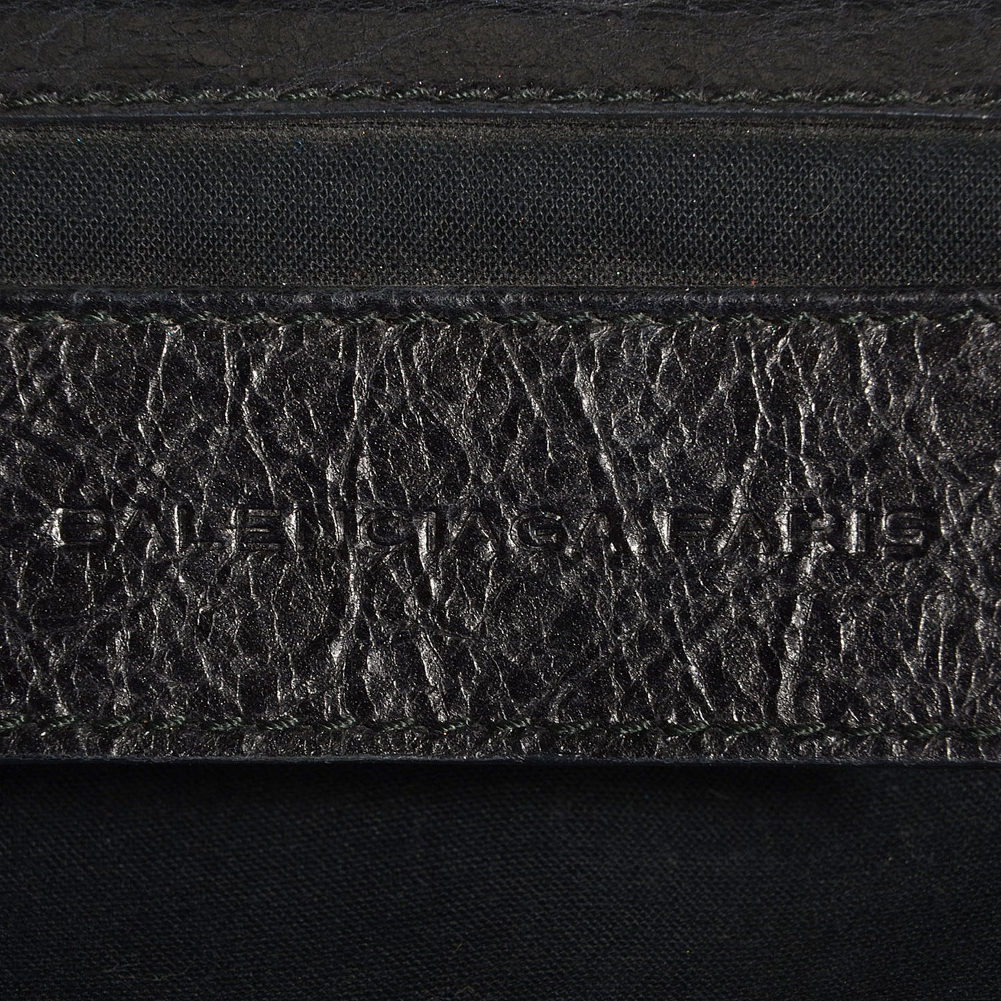 Agneau Classic Hardware Envelope Clutch Black