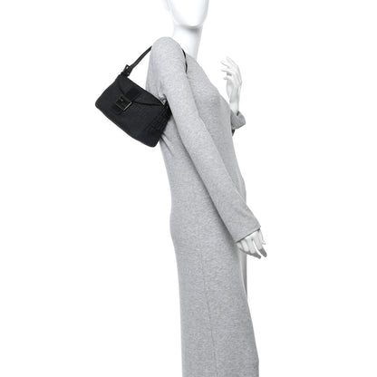 Fendi Zucchino Baguette Black 2 of 9