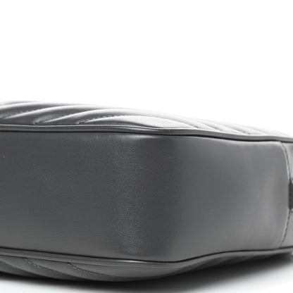 Saint Laurent Calfskin Matelasse Monogram Lou Camera Bag Asphalt 6 of 8