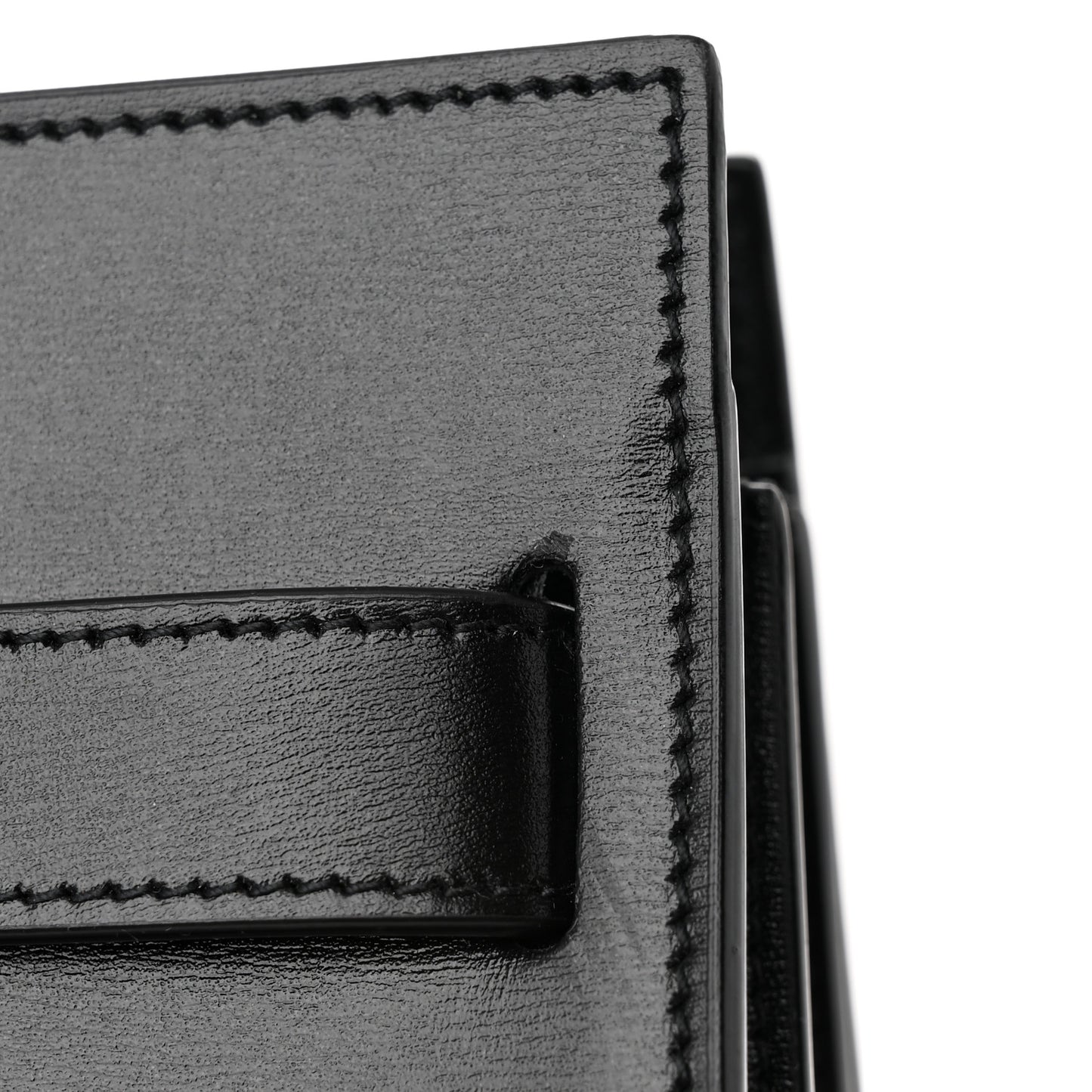Calfskin Small Sac De Jour Black
