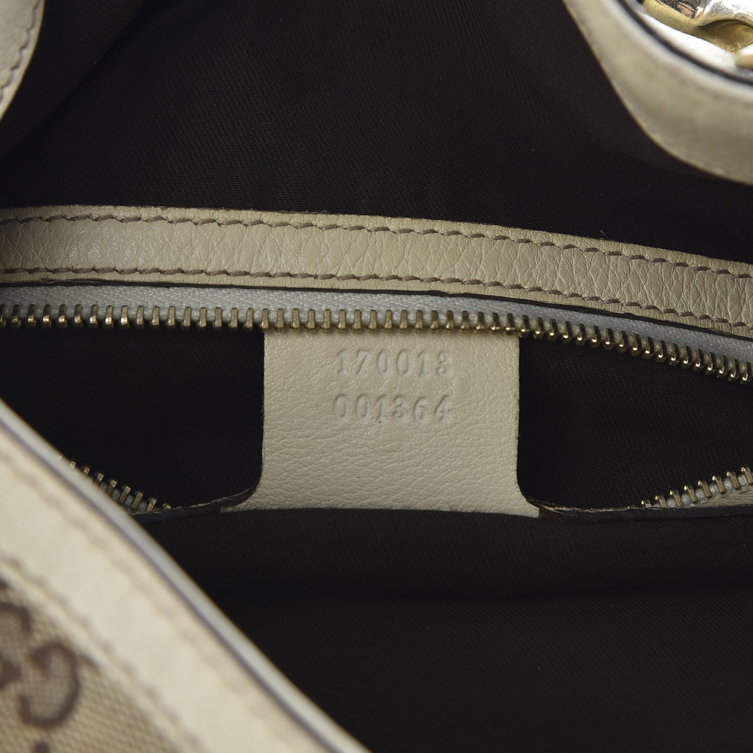 Gucci Monogram Medium Wave Hobo Dark Brown 9 of 10