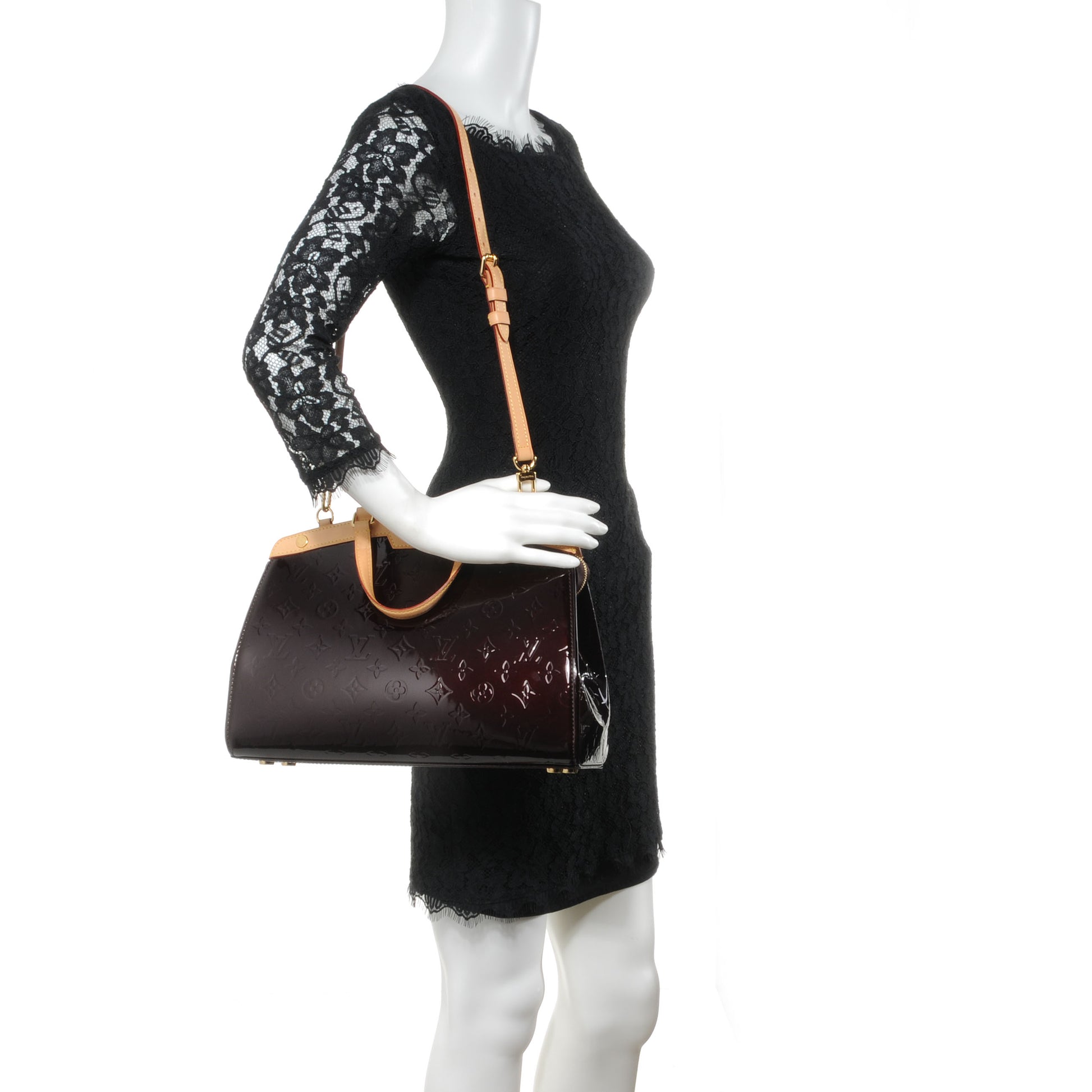 Louis Vuitton Vernis Brea MM Amarante 2 of 6