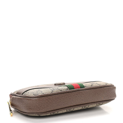 Gucci GG Supreme Monogram Ophidia Belted iPhone Case 75 30 Dark Brown 4 of 11