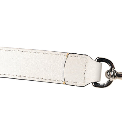 Fendi Vitello Dolce Croc Tail Medium By The Way Boston Bag White Black 26 of 26