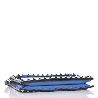 Valentino Garavani Nappa Small Rockstud Wristlet Clutch Light Sapphire 4 of 10