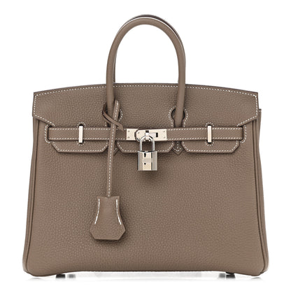 Hermes Togo Birkin 25 Etoupe 1 of 12