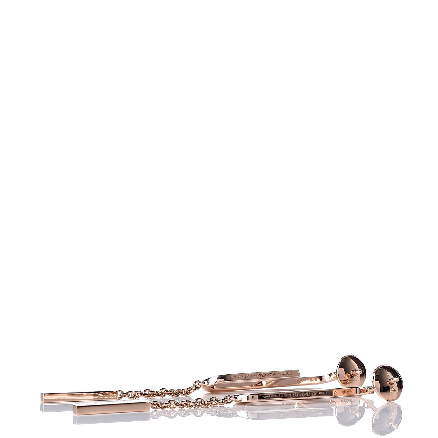 18K Rose Gold Ever Chaine D'Ancre Earrings