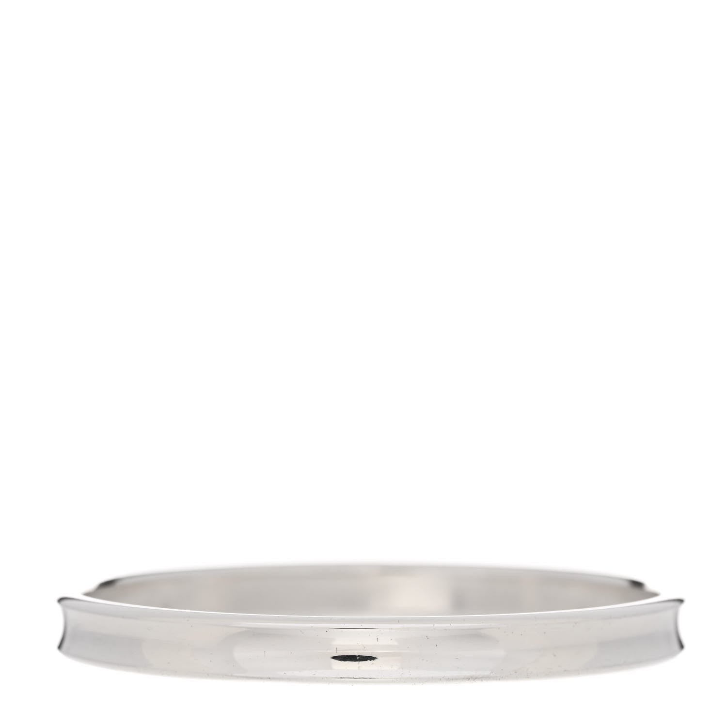Tiffany Sterling Silver Narrow 1837 Bangle Bracelet 2 of 3
