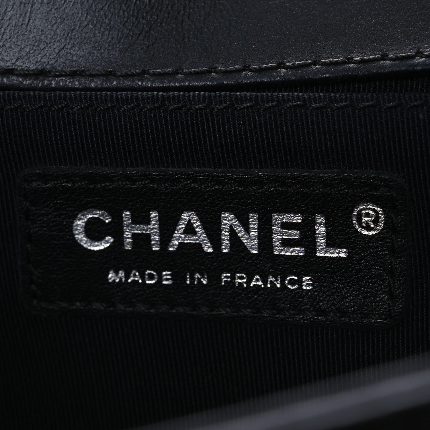 Chanel Lambskin Quilted Medium Boy Flap Black Blue Fonce 6 of 12