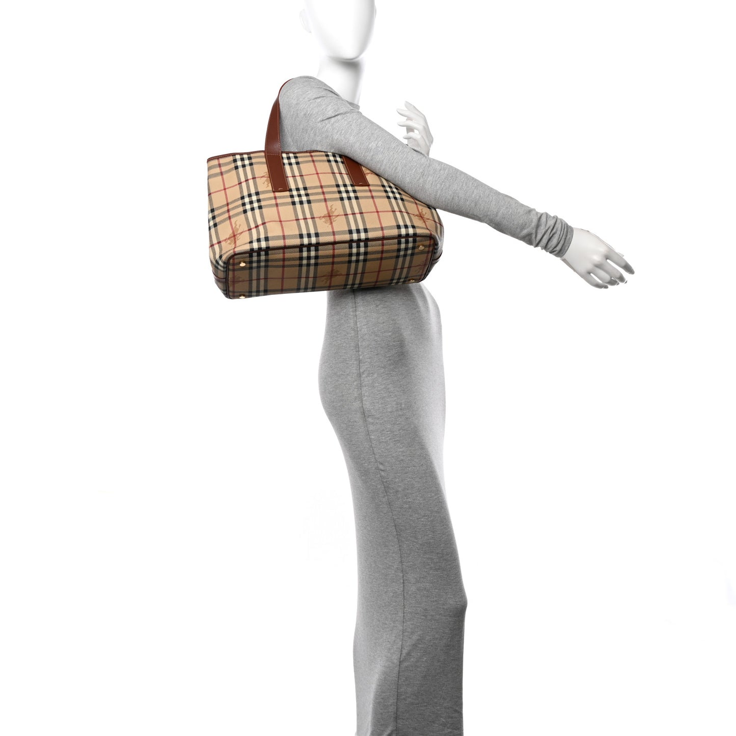 Haymarket Check Tote Brown