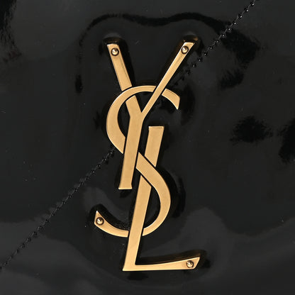 Saint Laurent Patent Matelasse Monogram Large Jamie 4.3 Black 8 of 10