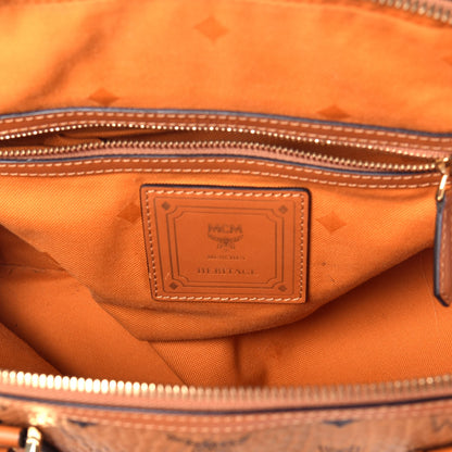 MCM Visetos Heritage Bowler Bag Cognac 5 of 9