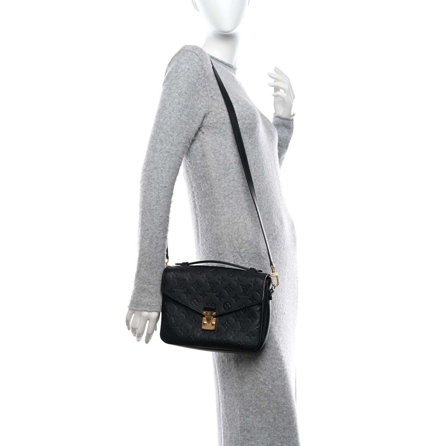 Louis Vuitton Empreinte Pochette Metis Black 2 of 10