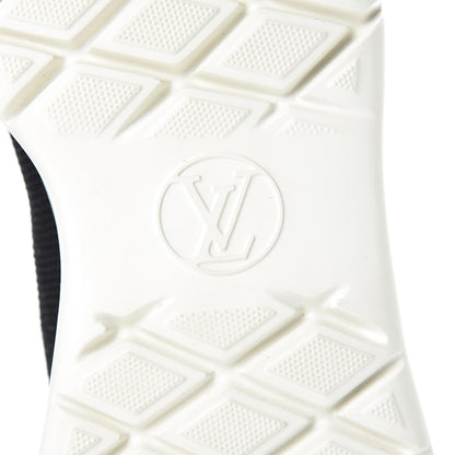 Louis Vuitton Stretch Fabric LV Black Heart Sock Sneaker 38.5 Black 6 of 9