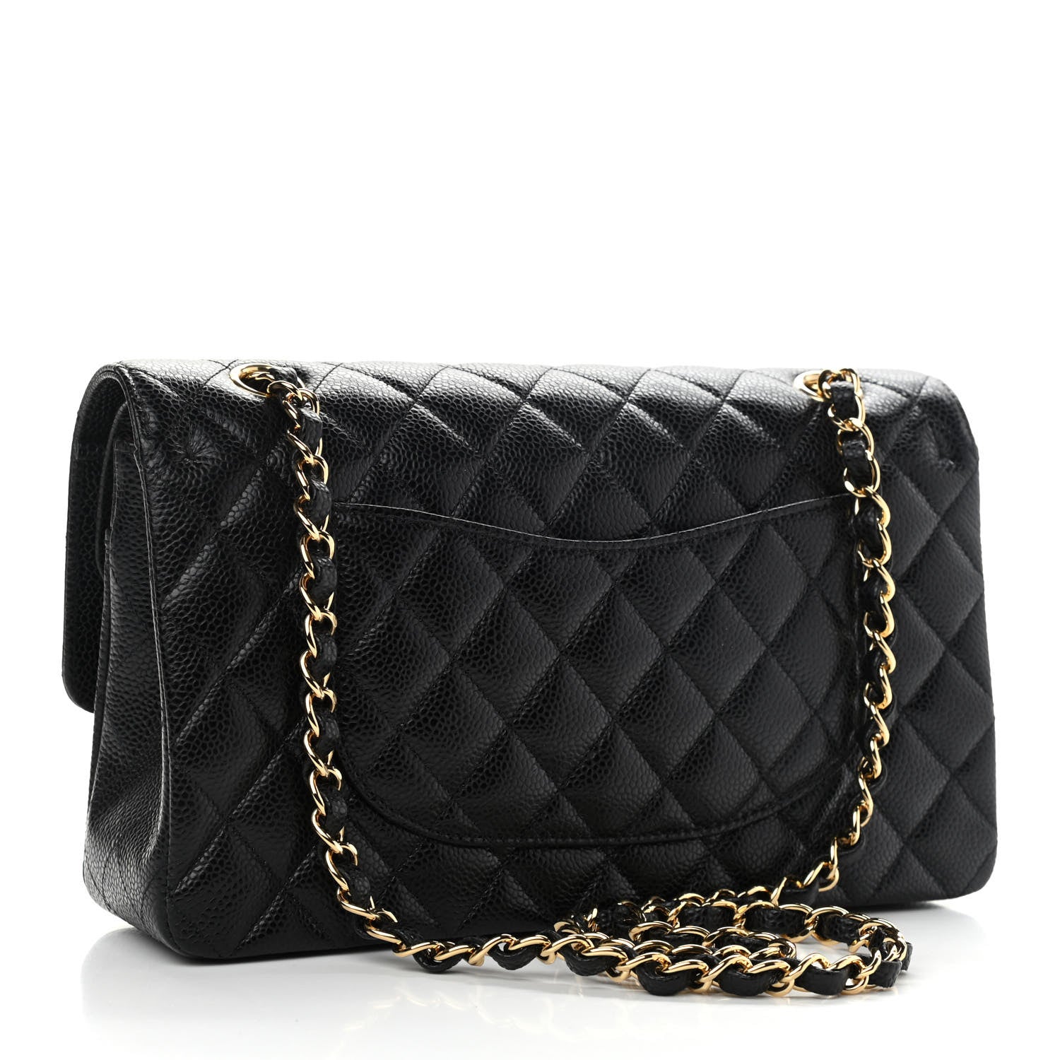 Chanel Caviar Quilted Medium Double Flap Black 3 of 11
