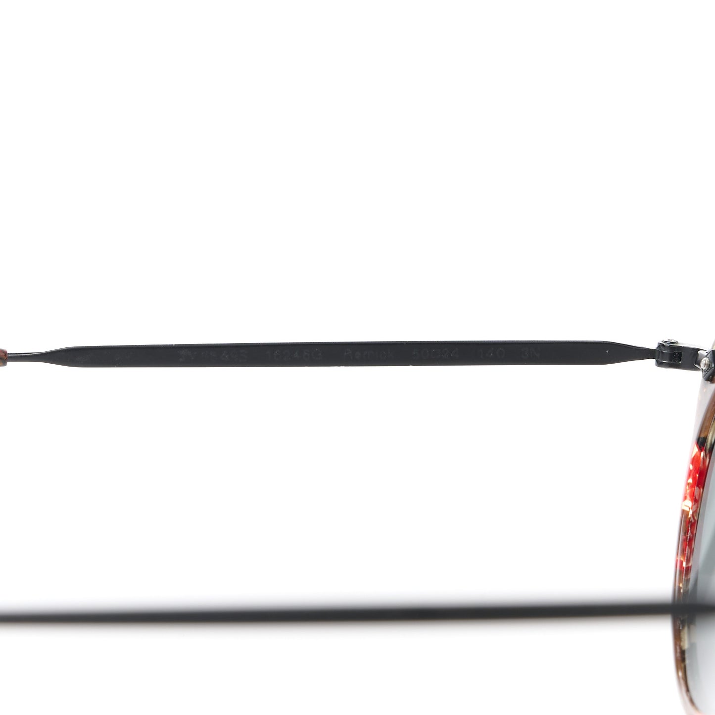 Acetate Remick Round Sunglasses Palmier Red Black