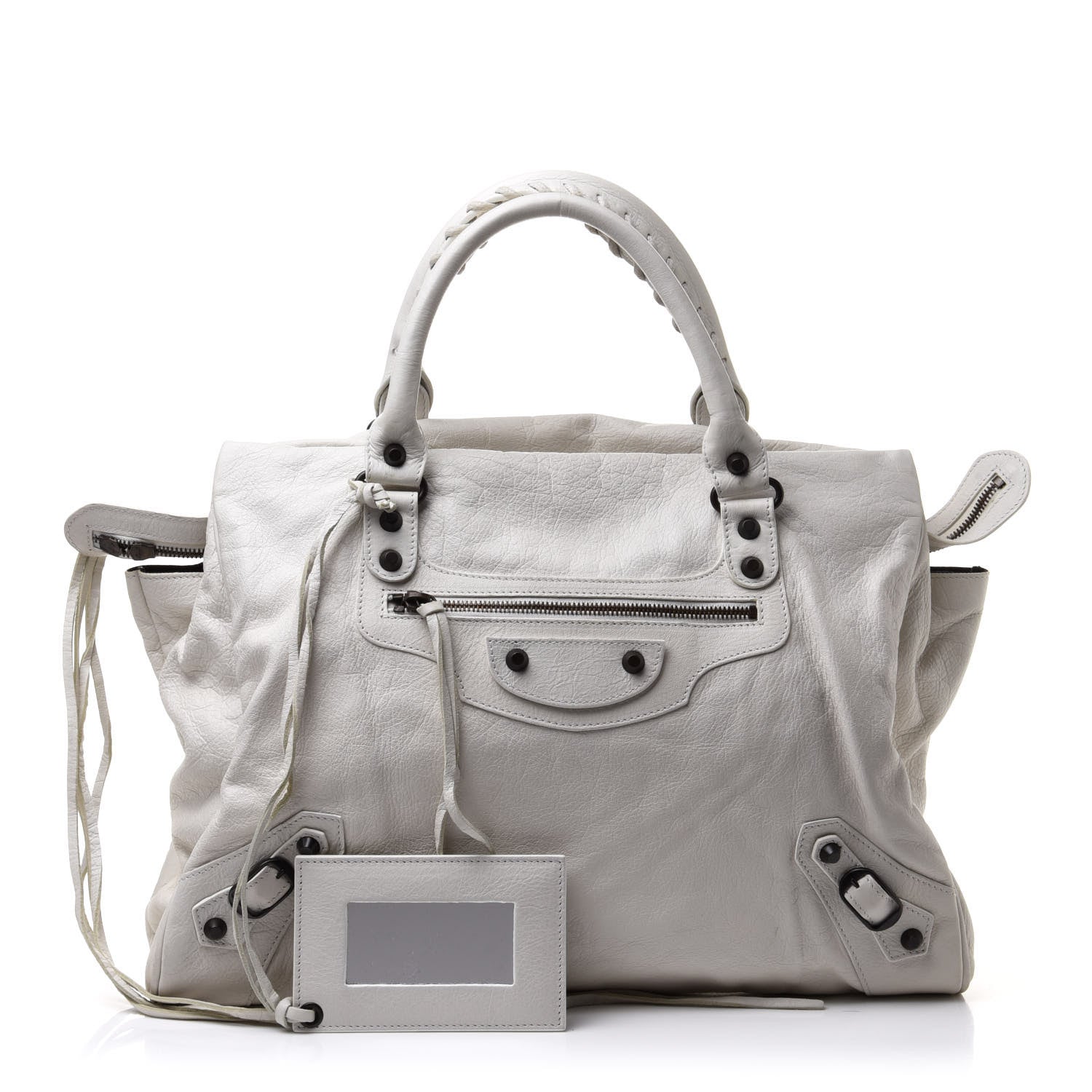 Balenciaga Agneau Classic Hardware Mid Day White 1 of 13