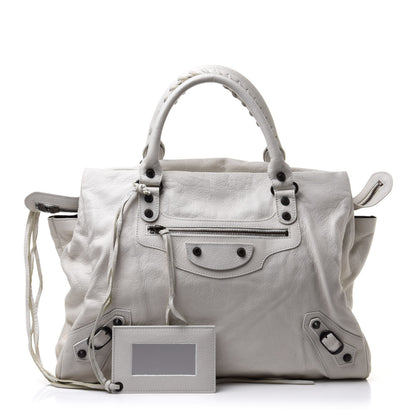 Balenciaga Agneau Classic Hardware Mid Day White 1 of 13